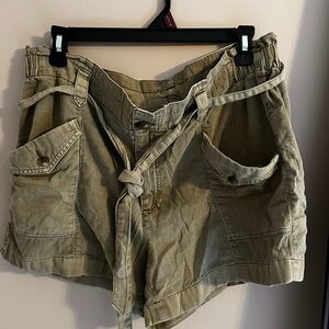Women's Olive Green Shorts